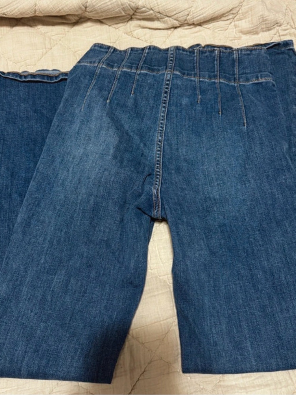 Altar'd State Medium Blue Wide Leg Denim Pants